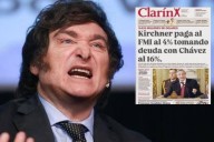 Papelón de Milei: quiso ensuciar a Néstor Kirchner con una engañosa tapa de Clarín, pero las redes desarmaron la polémica fake news
