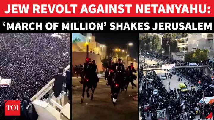 Jerusalem 'Riot': Israeli Jews Explode Against Bibi Over Fighting Hamas, Clash With Cops On Horses