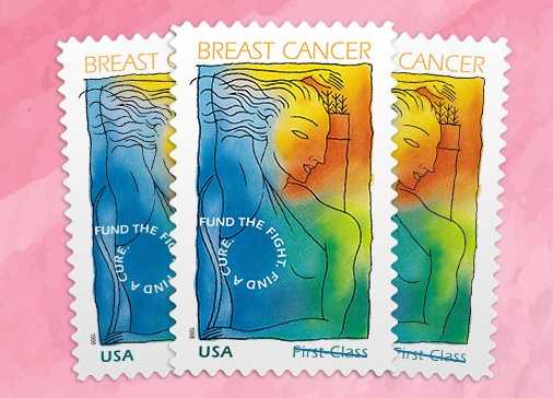 U.S. Postal Service raises funds for breast cancer research with special stamp