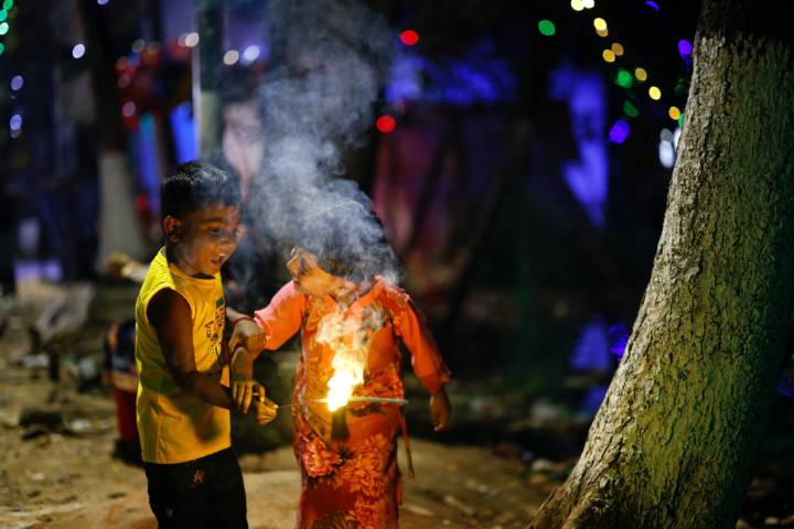 Millions of Indians celebrate Diwali, the Hindu festival of lights