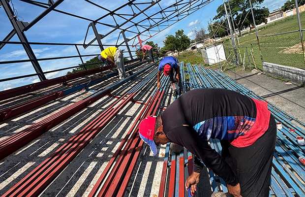 Avanza la rehabilitación integral del estadio Nery Loreto en Urdaneta