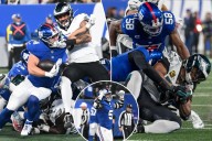 Giants' line completely stunned Eagles at their bread and butter