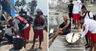 Surfista entra a Olas Altas en Mazatlán y recibe valoración médica