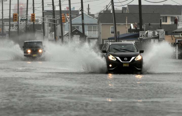 Jersey Shore towns hit with flooding during first high tide of nor’easter