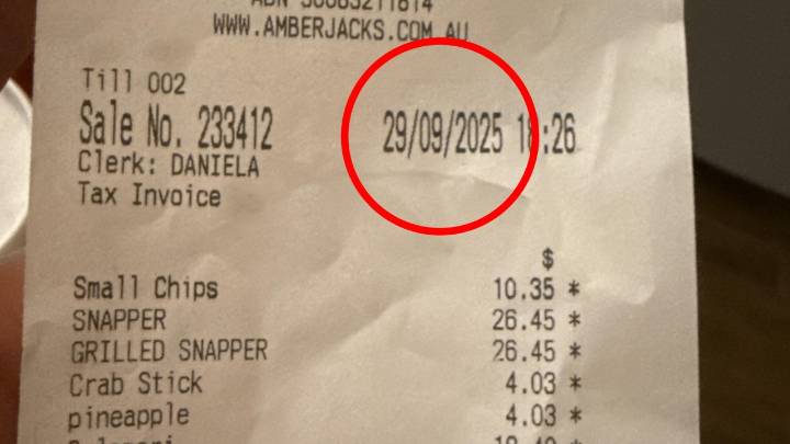 'Daylight robbery': Customer slams pricey fish and chips meal - but Aussies spot major problem with the nearly $100 bill