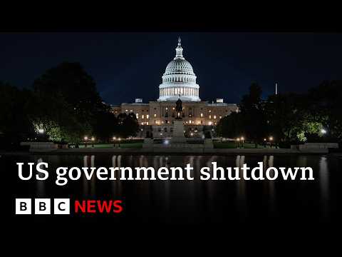 US government shuts down after Senate fails to pass last