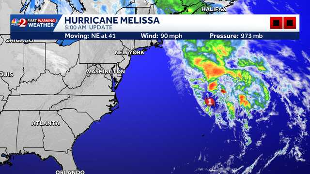 Hurricane Melissa expected to become extratropical today