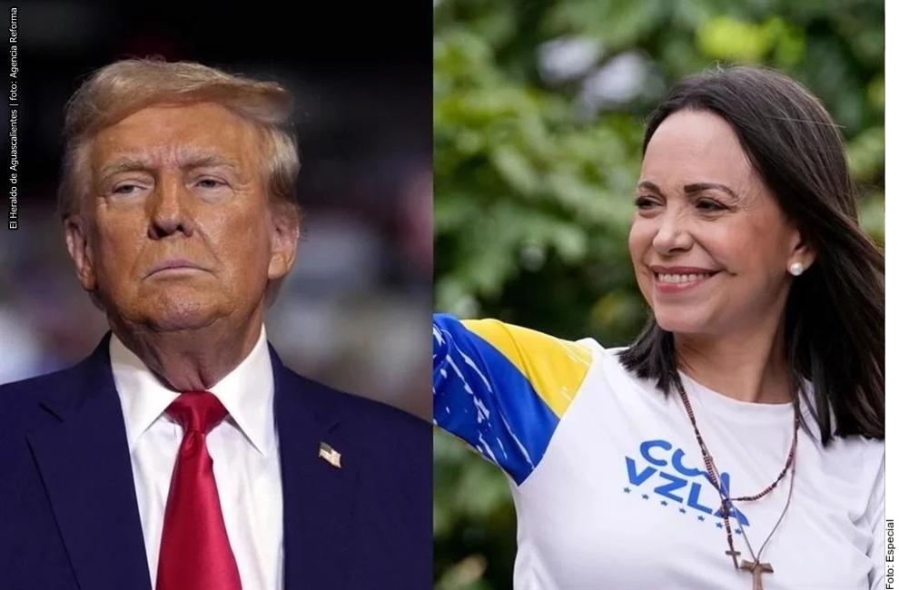 Dice Trump no saber quien es María Corina Machado