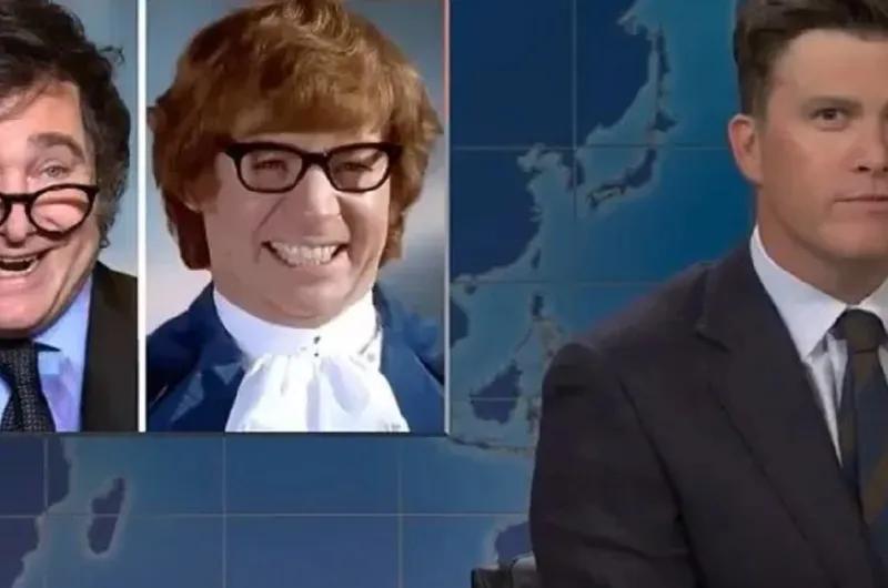 En el Saturday Night Live se burlaron de Javier Milei y lo compararon con Austin Powers
