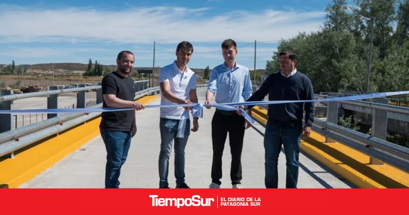 Chubut Torres inauguró el puente de 28 de Julio, paralizado por más de una década