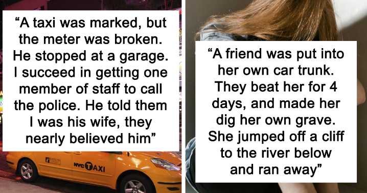 12 Survivors Of Kidnappings Detail What Their Experiences Were Like