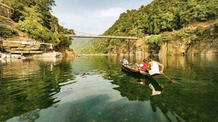 Meghalaya MP demands Centre’s intervention as Umngot river turns brown amid road project