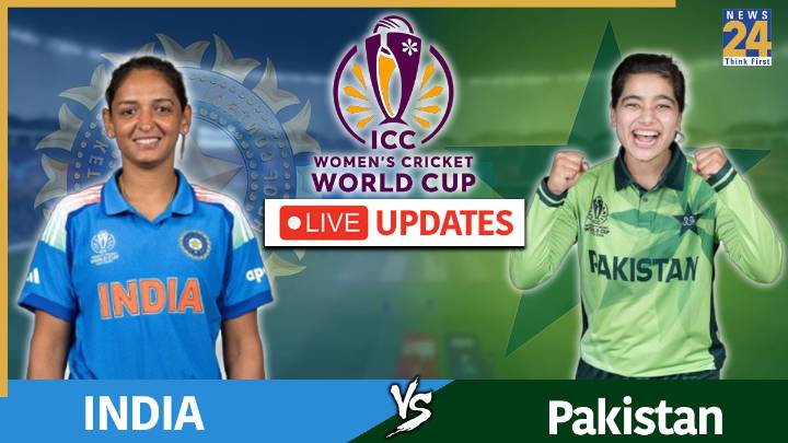 India W vs Pakistan W Live Cricket Score, Women’s World Cup 2025: Pakistan women opt to bowl