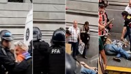 El dramático relato del jubilado reprimido por la Policía