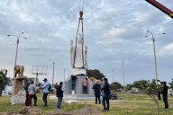 Arte y devoción: Chiclayo afina detalles de escultura monumental del papa León XIV
