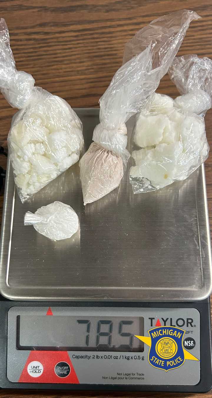 2 arrested after Wexford County drug bust yields fentanyl and cocaine