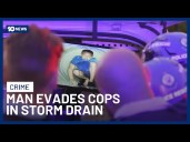 Man Accused Of Hiding From NSW Police In Stormwater Drain Faces Court