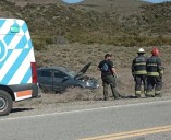 Siniestro vial cerca del puente del Río Quilquihue deja dos heridos