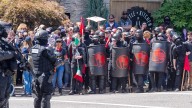 Trump hosts White House roundtable on Antifa violence with journalists