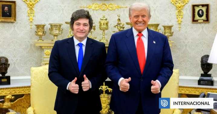 A pesar de apoyo condicionado Milei agradece a Trump por respaldo económico de "vital importancia"