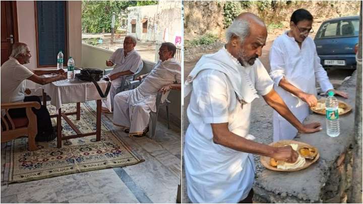 Rajinikanth enjoys spiritual break in Rishikesh, relishes meal roadside