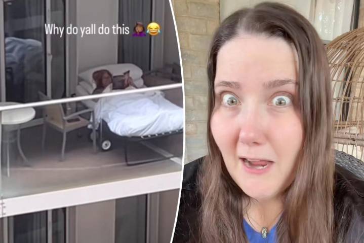Cruisegoers defend guests filmed sleeping in public view