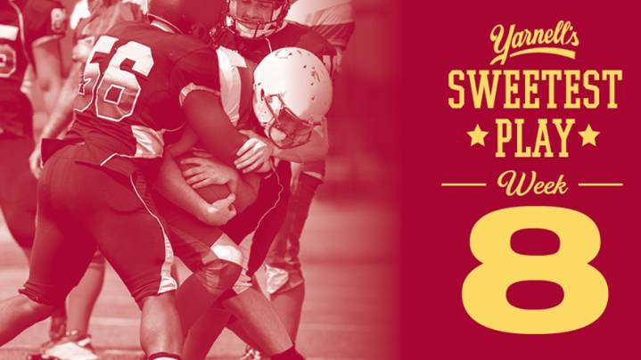 Beebe High School wins Yarnell's Sweetest Play of the Week for week 8!