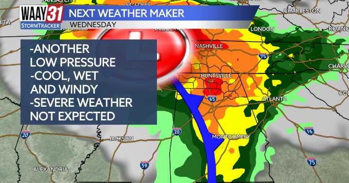 Our next weather maker moves in tomorrow