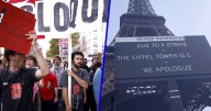 Miles de franceses protestan para exigir impuestos a los ricos y provocan cierre a la Torre Eiffel