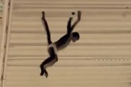 Spooked Monkey Gets Loose in Texas Spirit Halloween Store and Swings from Rafters