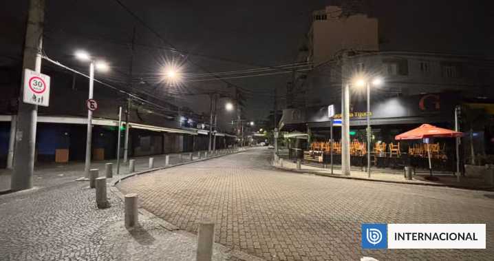 "Parece covid": Río de Janeiro amanece con diversas calles vacías tras operativo que dejó 64 muertos