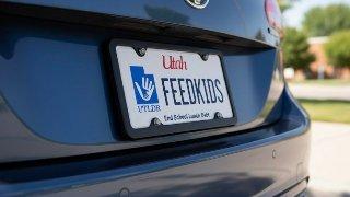 A Utah man wants to get rid of school lunch debt and says a specialty license plate is the solution