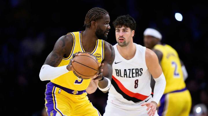Lakers’ Deandre Ayton laughs off wild Blazers tactic after second loss in 2025
