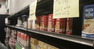 Federal funding cuts have emptied food shelves