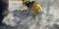 Córdoba: sigue el combate contra el incendio forestal en Guasapampa y el fuego ya llegó al Parque Nacional Traslasierra