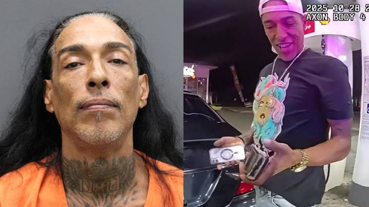 Video: Felon with 'violent history' claims to work in the club when busted with stolen gun, cash, drugs