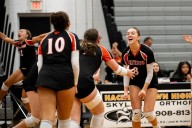 On its home court, Hackettstown girls volleyball captures first H/W/S title
