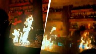 Video: Bartender's fire stunt goes wrong at Dehradun nightclub, 2 severely burnt