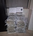Intervenidos 77 kilos de cogollos de marihuana en Vélez-Málaga tras una persecución por varias calles