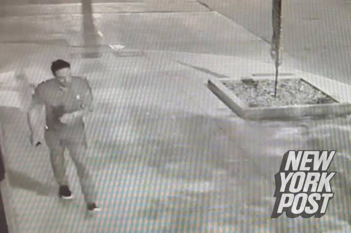 Exclusive | Bloody Mark Sanchez seen stumbling down Indianapolis sidewalk after being stabbed in fight with grease truck driver