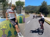 Ciclista alemana que compite en Chile lanza inesperada confesión: “Al principio estaba asustada de ir por la calle, pero...”