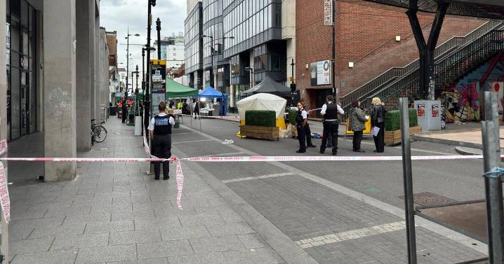 Man fighting for his life after falling from walkway at Surrey Street Market
