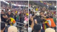 Video: así fue el duro enfrentamiento entre hinchas colombianos y mexicanos durante partido amistoso en Estados Unidos