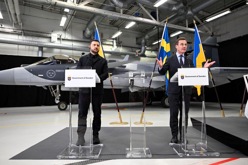 Sweden and Ukraine eye export deal for up to 150 Gripen fighter jets