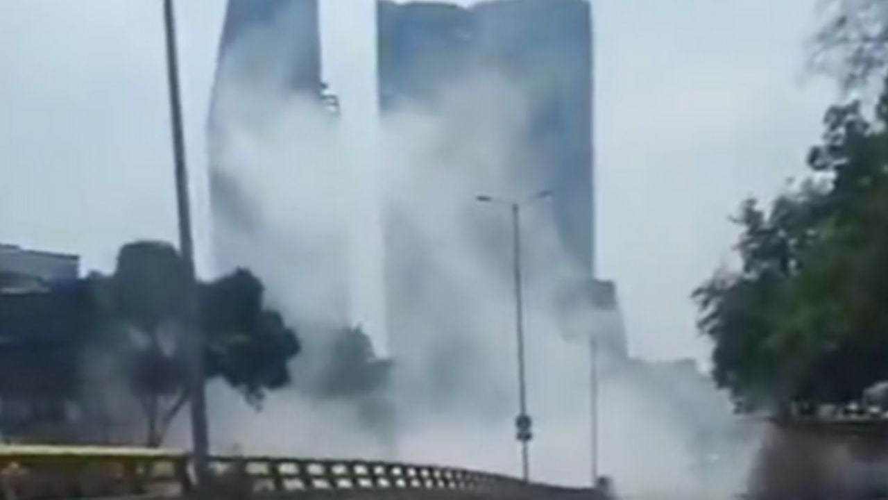 Fuga en pipa que transportaba gas LP causa pánico en el Circuito Interior de CDMX