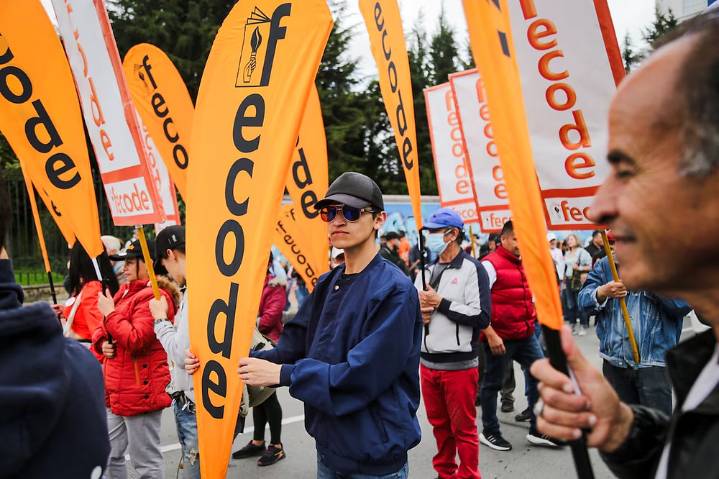 Fecode y CUT convocan marchas en todo el país para el 14 de octubre