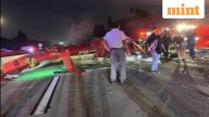 Dramatic video shows helicopter crash on Sacramento Highway 50 in California