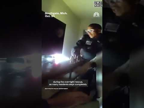 Daring rescues as fire engulfs assisted living facility