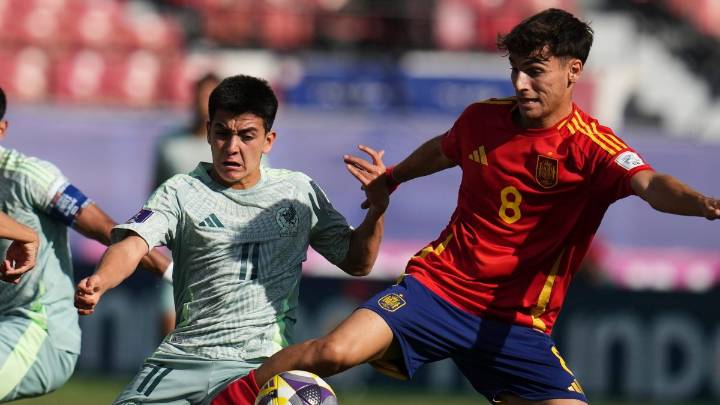 Gilberto Mora rescató a la Sub 20 de México con un doblete vs. España