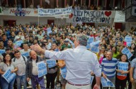 Capitanich cerró campaña en Villa Ángela y llamó a votar por la celeste y blanca